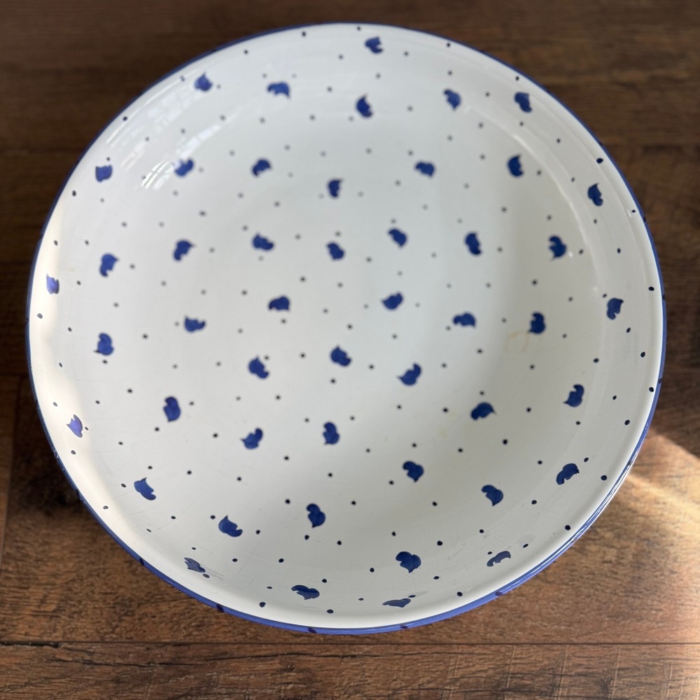 Present‎ Tense Elizabeth Roache Handpainted Ceramic Bowl